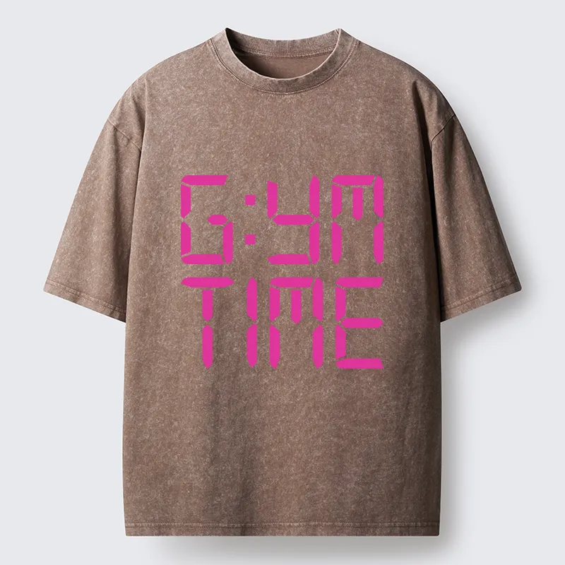 Tokyo-Tiger Gym Time Washed T-Shirt