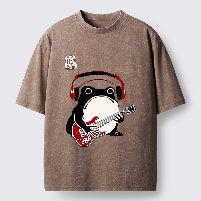 Tokyo-Tiger Rock Frog Washed T-Shirt