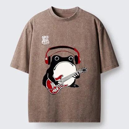 Tokyo-Tiger Rock Frog Washed T-Shirt