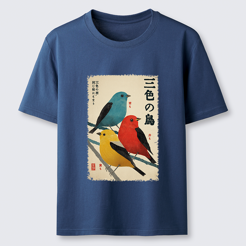 Tokyo-Tiger Three Birds, One Branch Classic T-Shirt