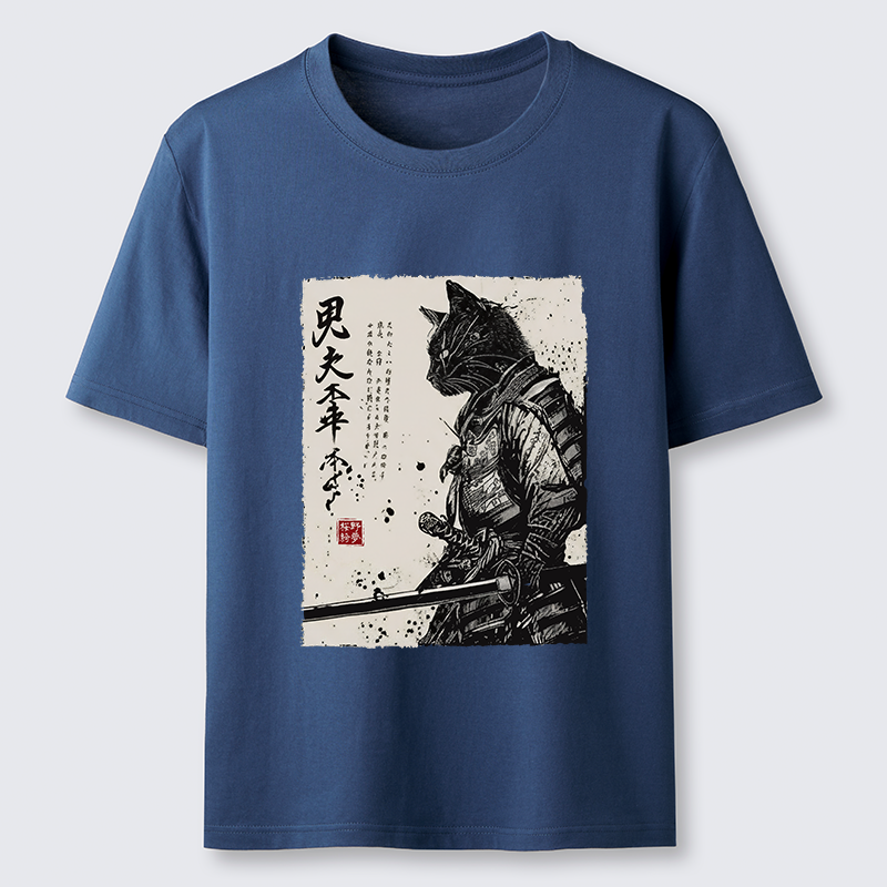 Tokyo-Tiger Japanese Samurai Cat Funny Classic T-Shirt