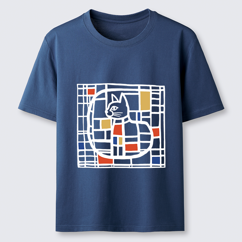 Tokyo-Tiger Mondrian's Cat Classic T-Shirt