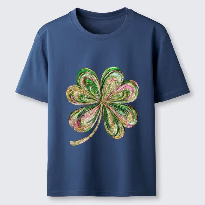 Tokyo-Tiger Lucky Four-Leaf Clover Classic T-Shirt