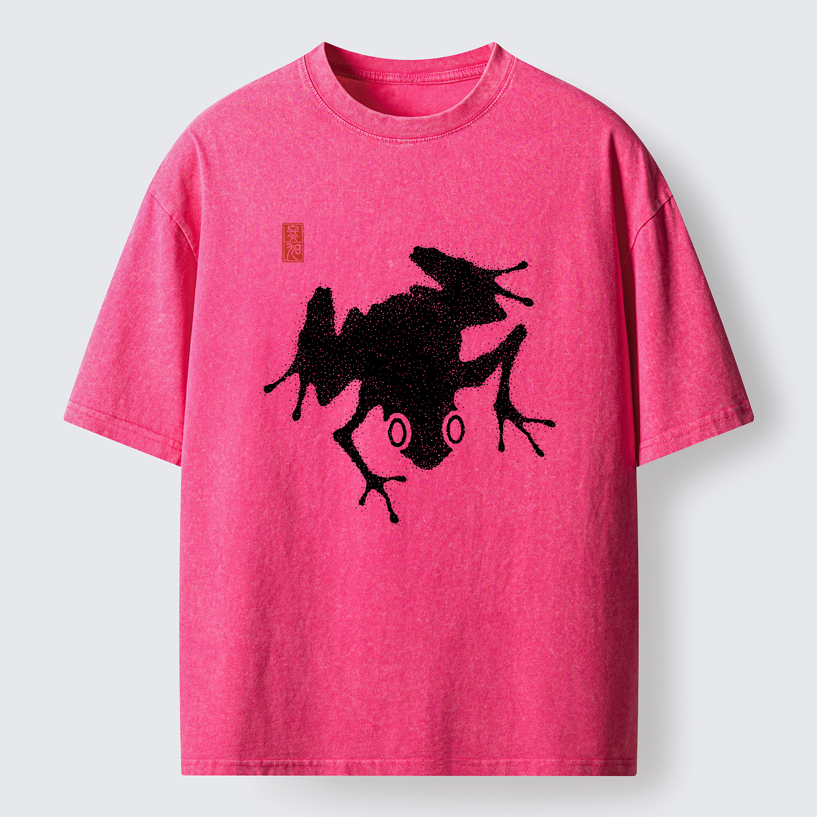 Tokyo-Tiger A stippled frog Washed T-Shirt