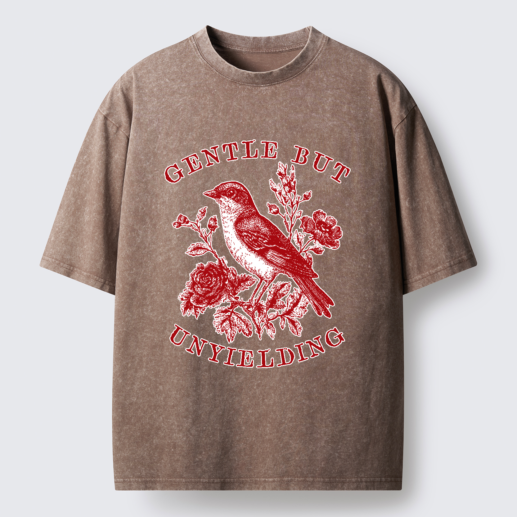 Tokyo-Tiger Gentle But Unyielding Washed T-Shirt