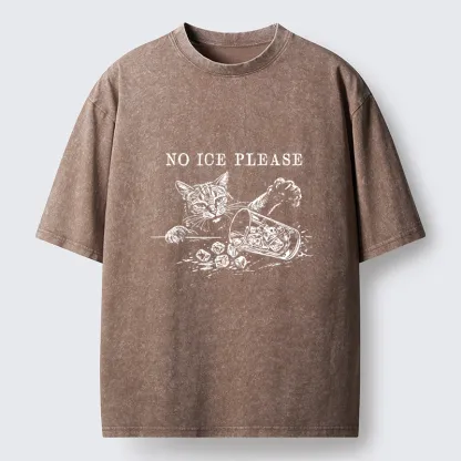 Tokyo-Tiger No Ice Cat Washed T-Shirt