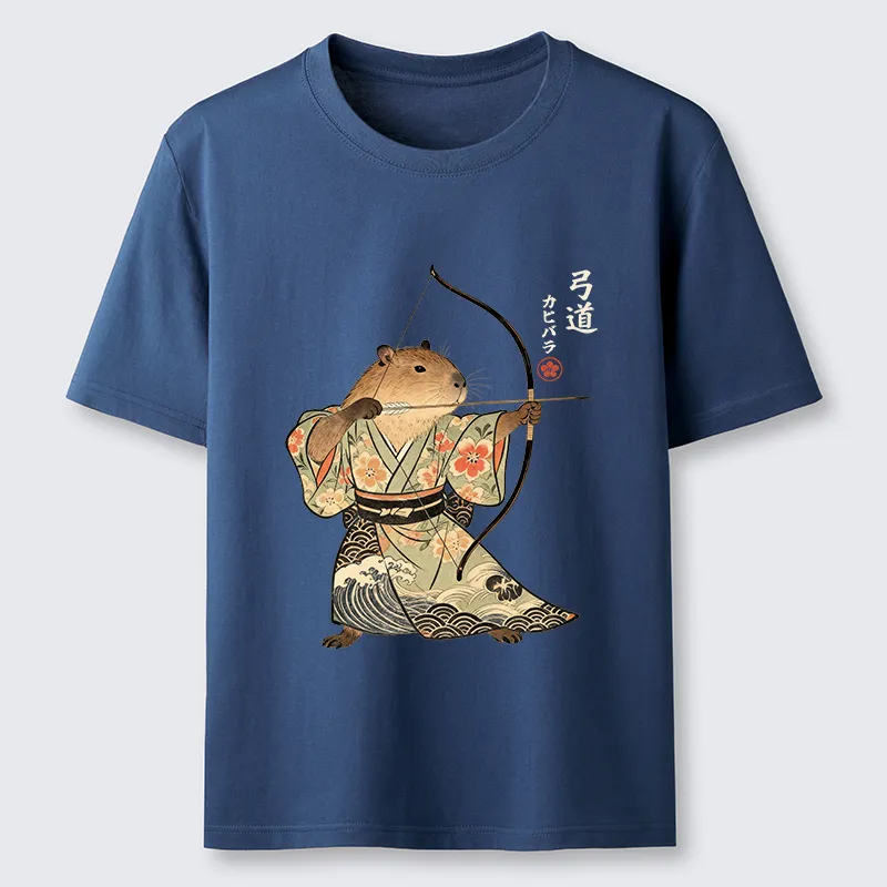 Tokyo-Tiger Capybara Archery Classic T-Shirt