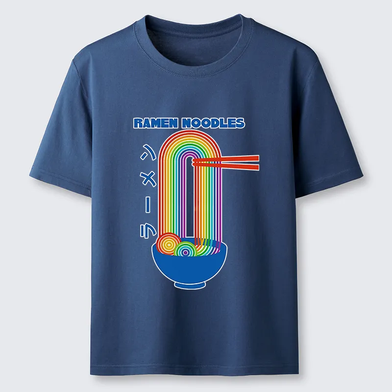 Tokyo-Tiger Ramen Rainbow Classic T-Shirt
