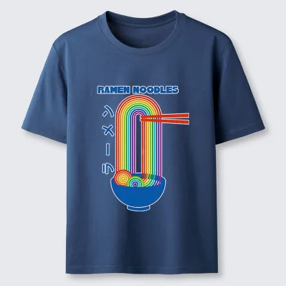 Tokyo-Tiger Ramen Rainbow Classic T-Shirt