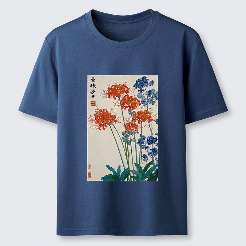 Tokyo-Tiger Red Spider Lily Bloom Classic T-Shirt