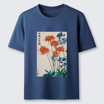 Tokyo-Tiger Red Spider Lily Bloom Classic T-Shirt