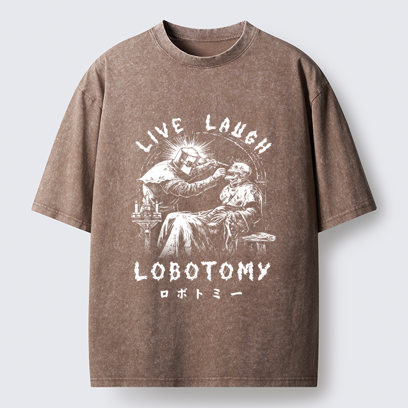 Tokyo-Tiger Live Laugh Lobotomy Washed T-Shirt