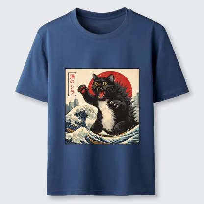 Tokyo-Tiger Black Catzilla Classic T-Shirt