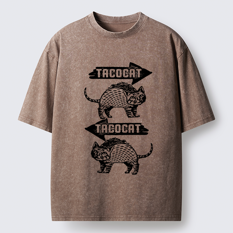 Tokyo-Tiger Taco Cat Washed T-Shirt