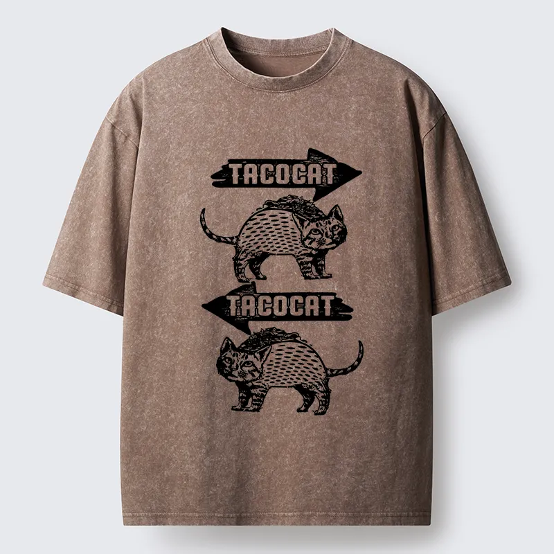 Tokyo-Tiger Taco Cat Washed T-Shirt