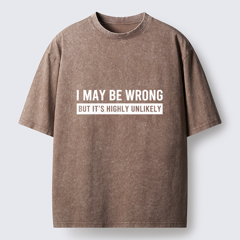 Tokyo-Tiger No Mistakes Funny Washed T-Shirt