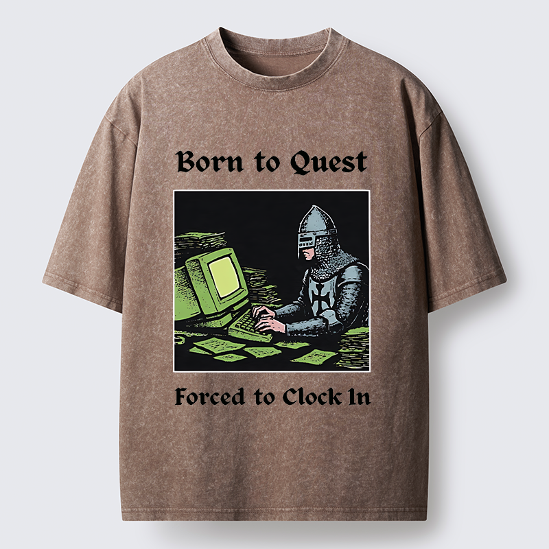 Tokyo-Tiger Modern Knight Washed T-Shirt