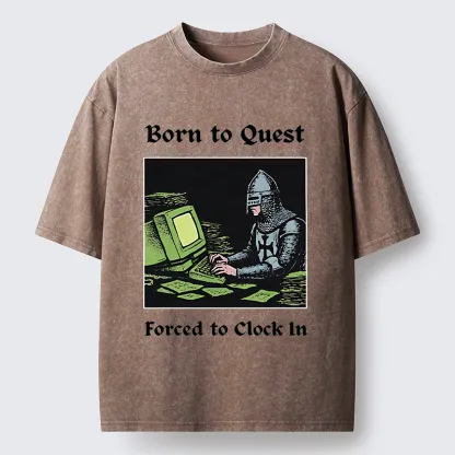 Tokyo-Tiger Modern Knight Washed T-Shirt