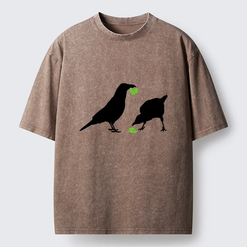 Tokyo-Tiger St. Patrick's Raven Washed T-Shirt