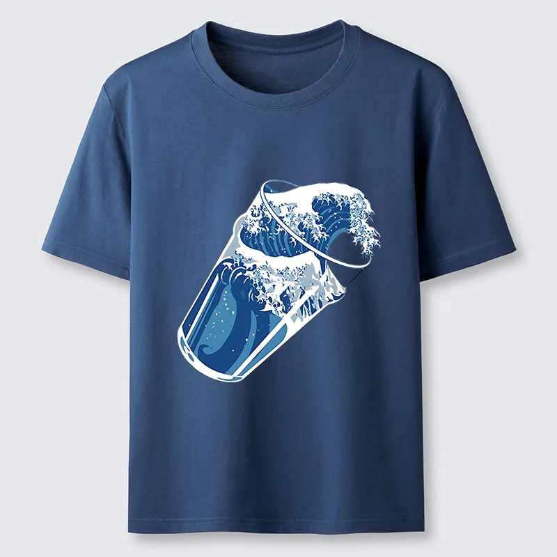 Tokyo-Tiger Waves In The Cup Classic T-Shirt