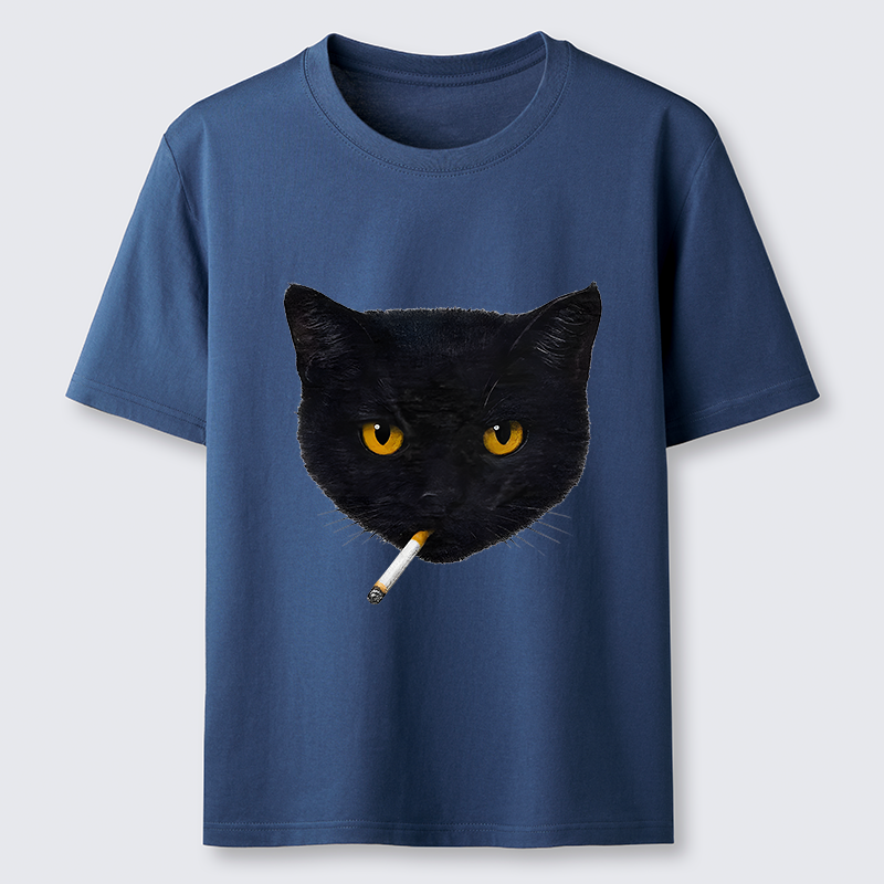 Tokyo-Tiger Smoking Cat Classic T-Shirt