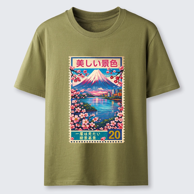 Tokyo-Tiger Springtime Scenery Classic T-Shirt