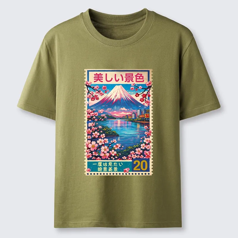 Tokyo-Tiger Springtime Scenery Classic T-Shirt