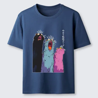 Tokyo-Tiger Howling Cat Classic T-Shirt