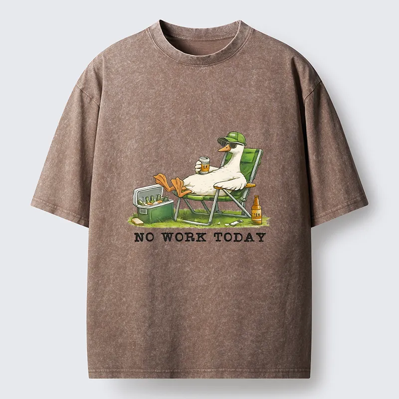 Tokyo-Tiger Resting Duck Washed T-Shirt