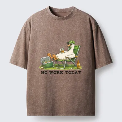 Tokyo-Tiger Resting Duck Washed T-Shirt