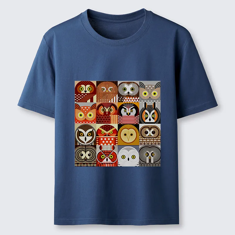 Tokyo-Tiger All Kinds Of Owls Classic T-Shirt