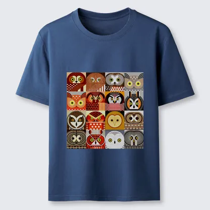 Tokyo-Tiger All Kinds Of Owls Classic T-Shirt