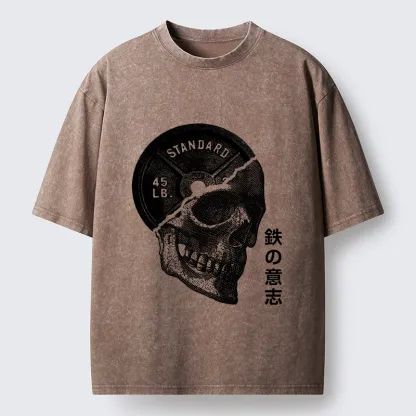 Tokyo-Tiger Iron Will Washed T-Shirt