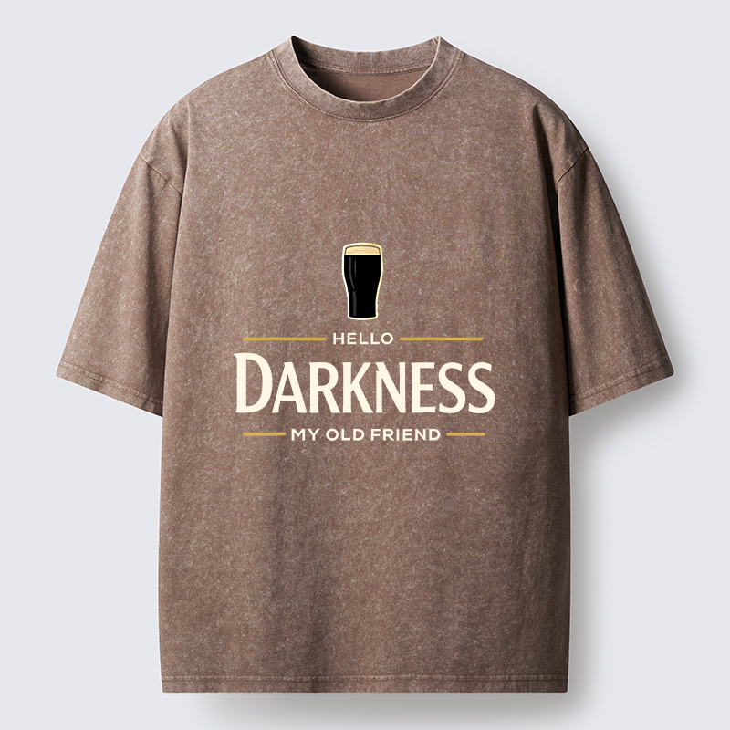 Tokyo-Tiger St. Patrick’s Day Hello Darkness My Old Friend Washed T-Shirt