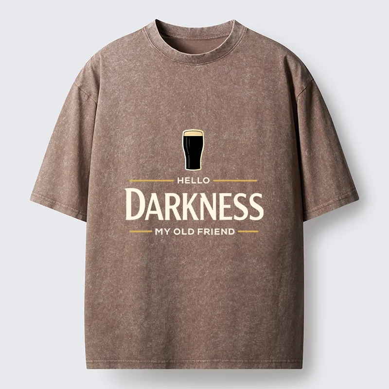 Tokyo-Tiger St. Patrick’s Day Hello Darkness My Old Friend Washed T-Shirt