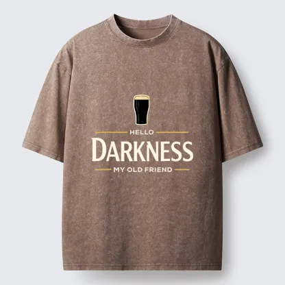 Tokyo-Tiger St. Patrick’s Day Hello Darkness My Old Friend Washed T-Shirt