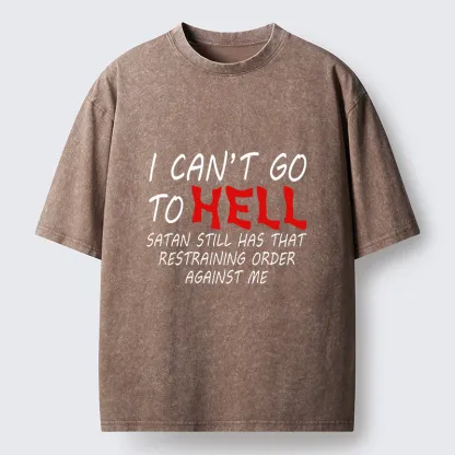 Tokyo-Tiger Hell Is Inaccessible Washed T-Shirt