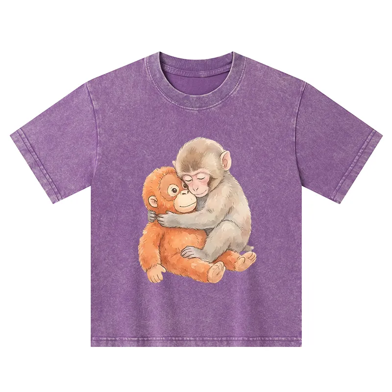 Tokyo-Tiger Poor Punch Kids Washed T-Shirt