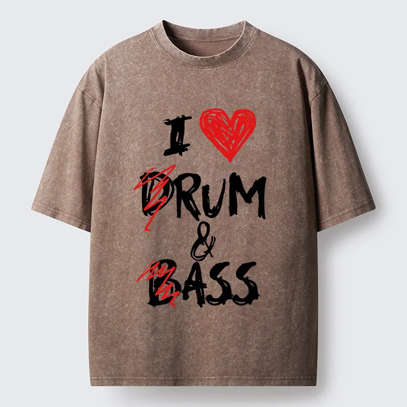Tokyo-Tiger My Favorite Drum And Bass Washed T-Shirt Sale