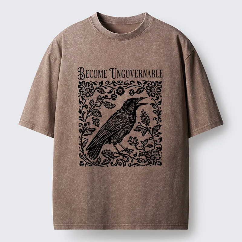 Tokyo-Tiger Wild Crow Washed T-Shirt