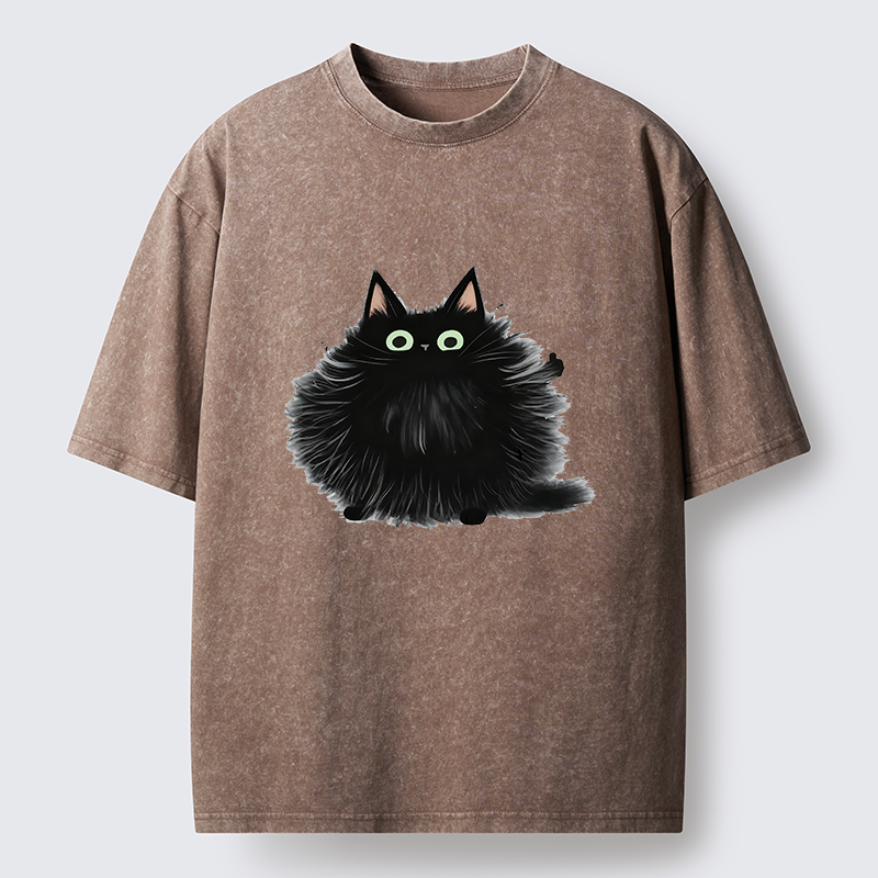Tokyo-Tiger Cat's Approval Washed T-Shirt
