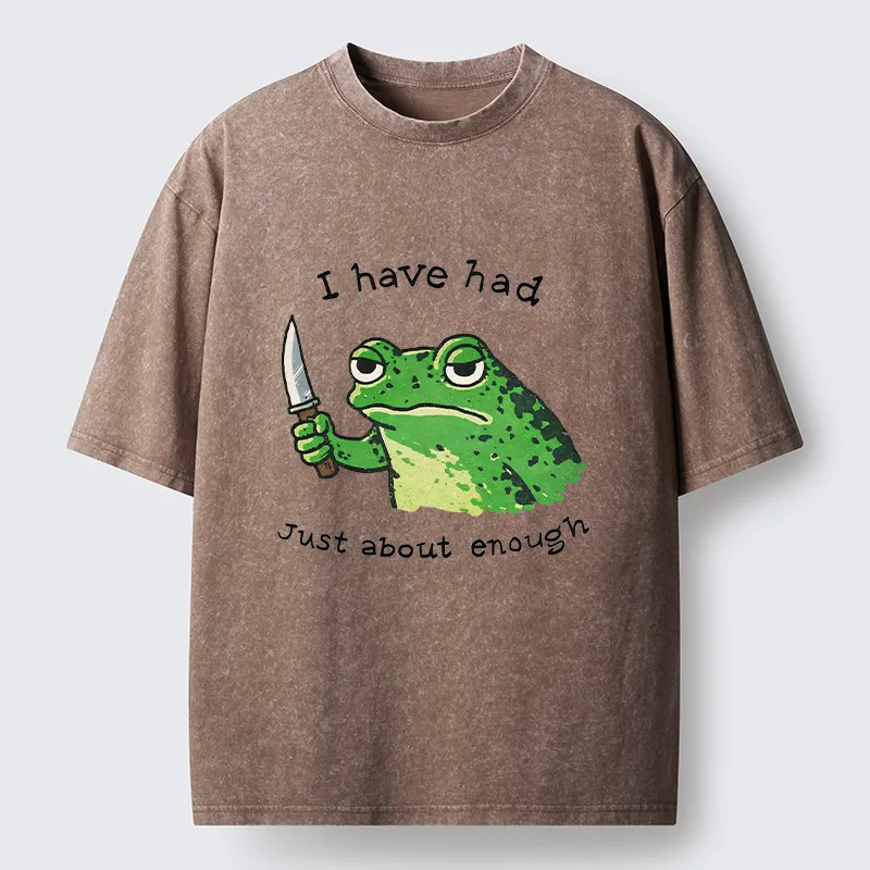 Tokyo-Tiger Impatient Frog Washed T-Shirt