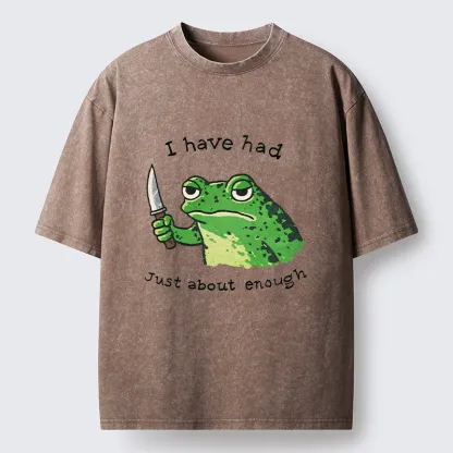 Tokyo-Tiger Impatient Frog Washed T-Shirt
