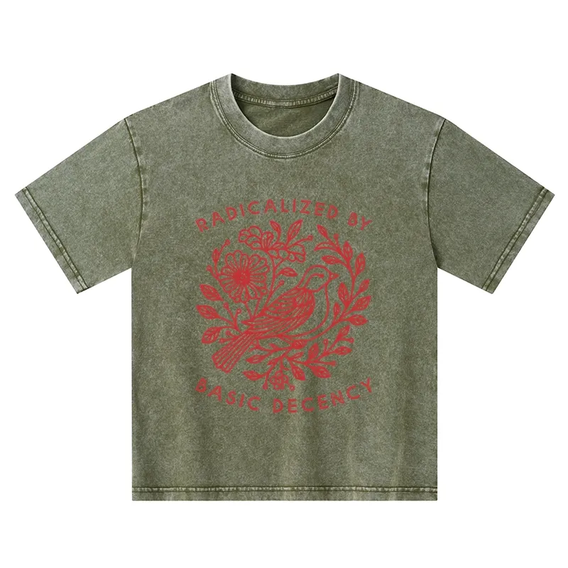 Tokyo-Tiger Pigeon That Was Moved Washed T-Shirt