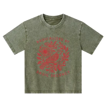 Tokyo-Tiger Pigeon That Was Moved Washed T-Shirt