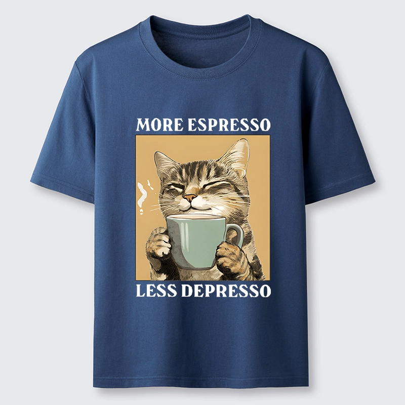 Tokyo-Tiger Cute Cat Drinking Coffee Classic T-Shirt