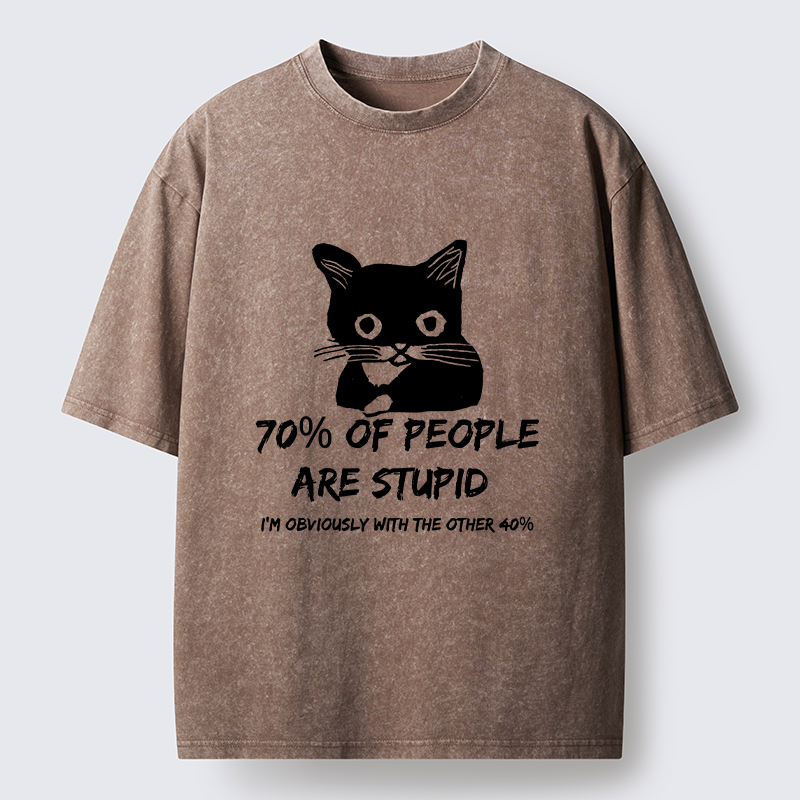 Tokyo-Tiger Opinionated Funny Washed T-Shirt