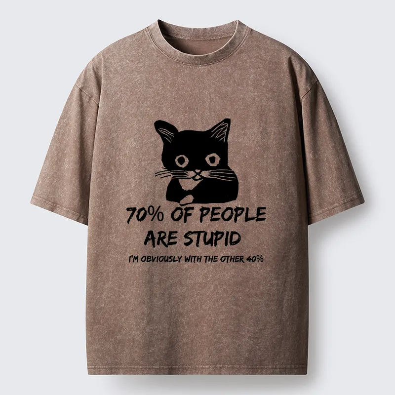 Tokyo-Tiger Opinionated Funny Washed T-Shirt