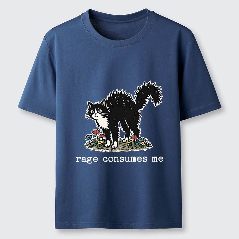 Tokyo-Tiger Angry Tuxedo Cat Classic T-Shirt