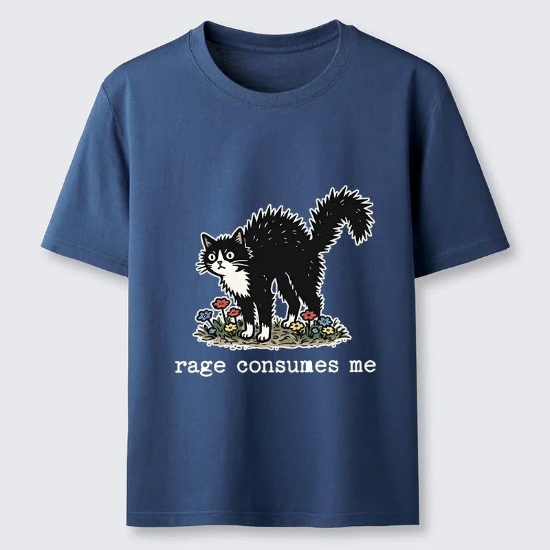 Tokyo-Tiger Angry Tuxedo Cat Classic T-Shirt